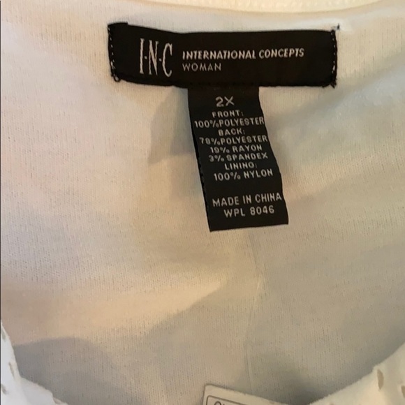 International Concepts Women’s Wash White Top Size 2X - Picture 7 of 9
